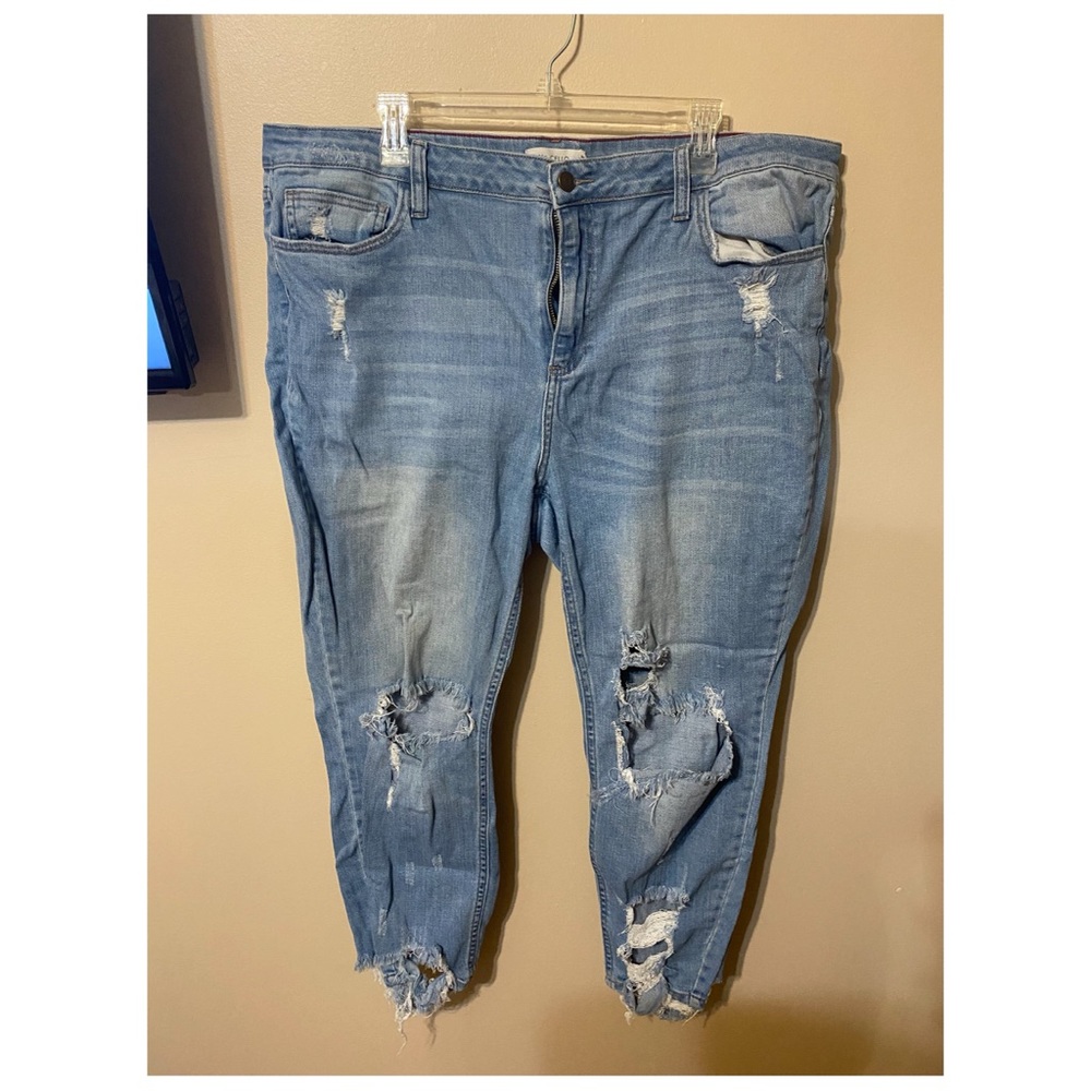 Distressed Plus Size Jeans.